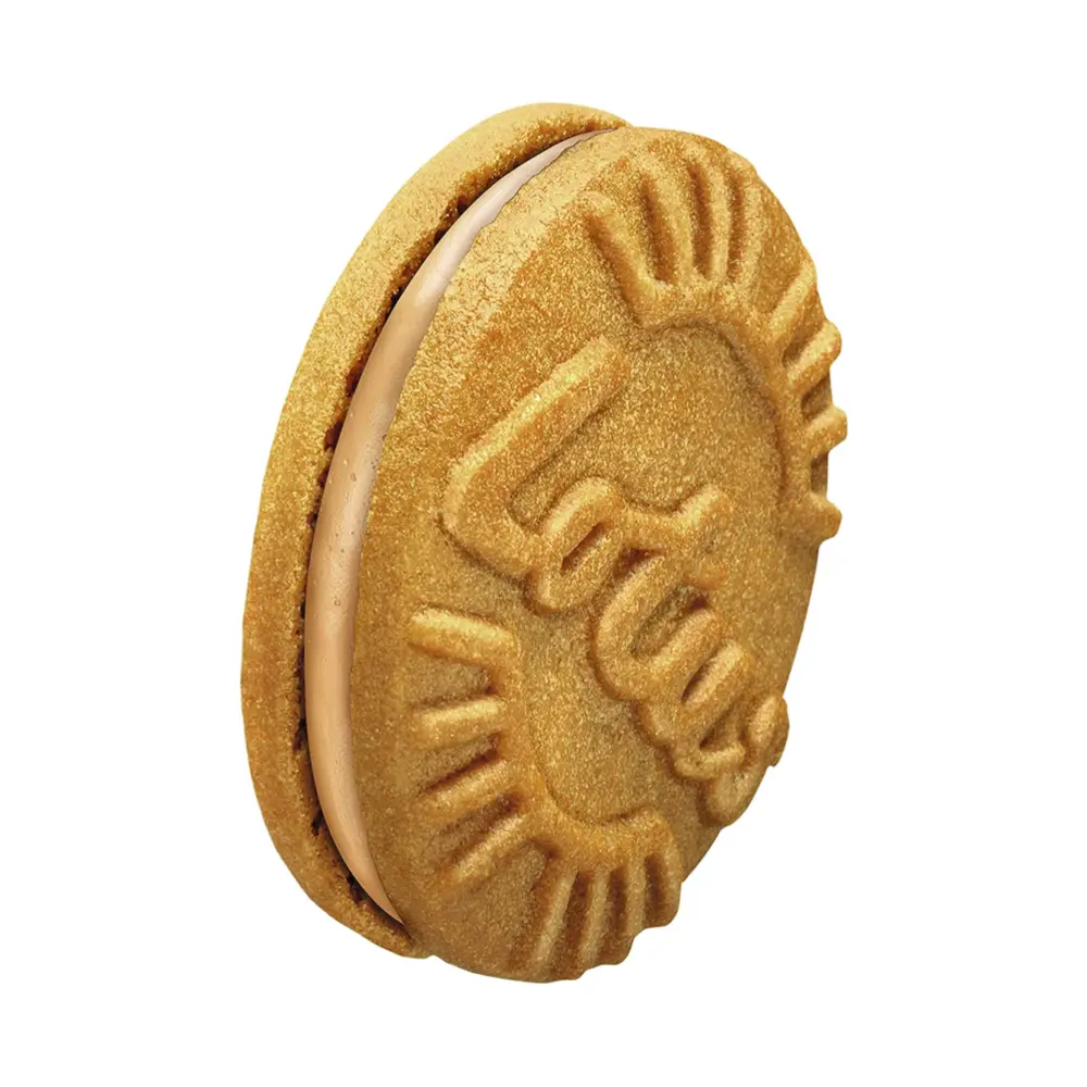 Bánh Quy Kẹp Kem, Biscoff, Caramelised Sandwich Biscuits with a Biscoff Cream Filling, 15 Cái (150g) - LOTUS